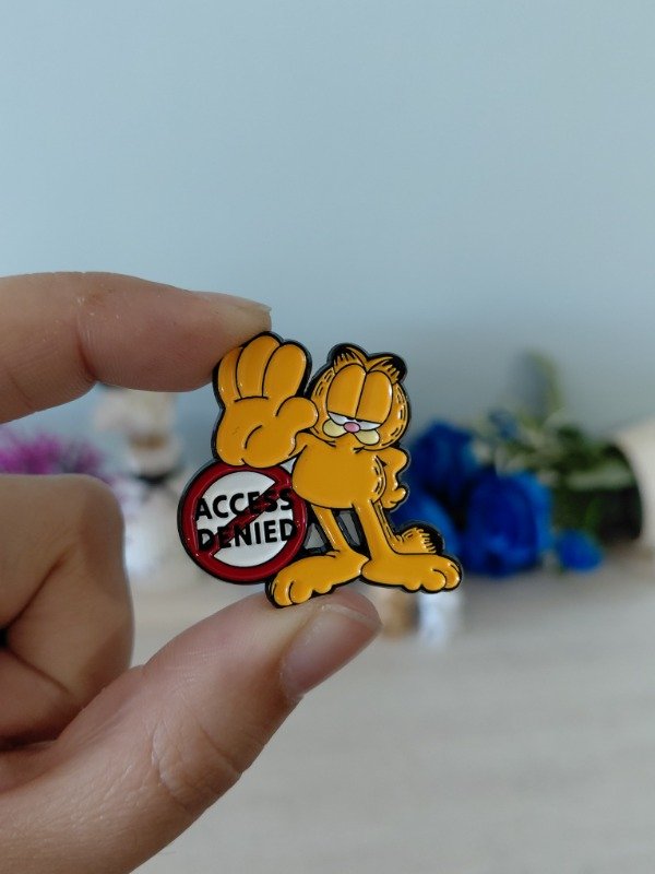 Producto - Pin metalizado - Garfield "Access denied" #0951