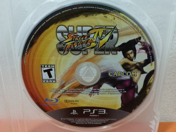 Producto - Super Street Fighter IV (Solo disco) - Playstation 3