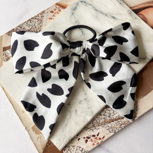 Producto - Moño Hearts White