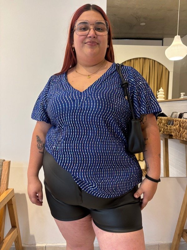 Producto - Blusa ESCÁNDALO azul