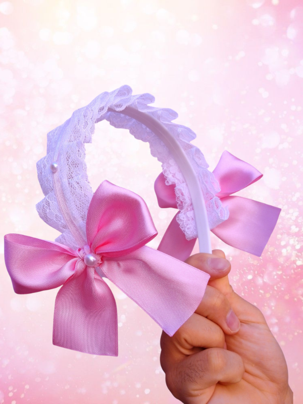 Producto - Vincha Maid rosa