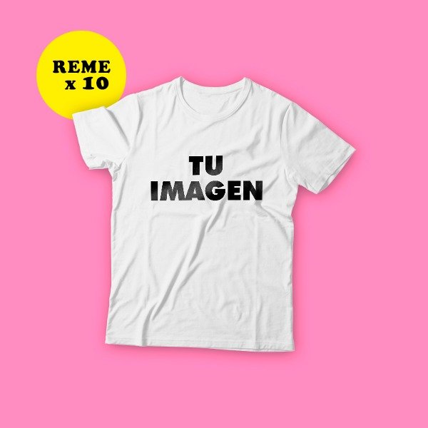 Producto - Remera Básica Unisex x 10 Unidades
