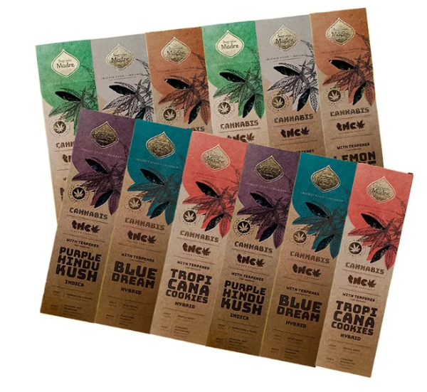 Producto - Sahumerios Natural Incienso Sagrada Madre- Aromas Surtidos De Cannaby