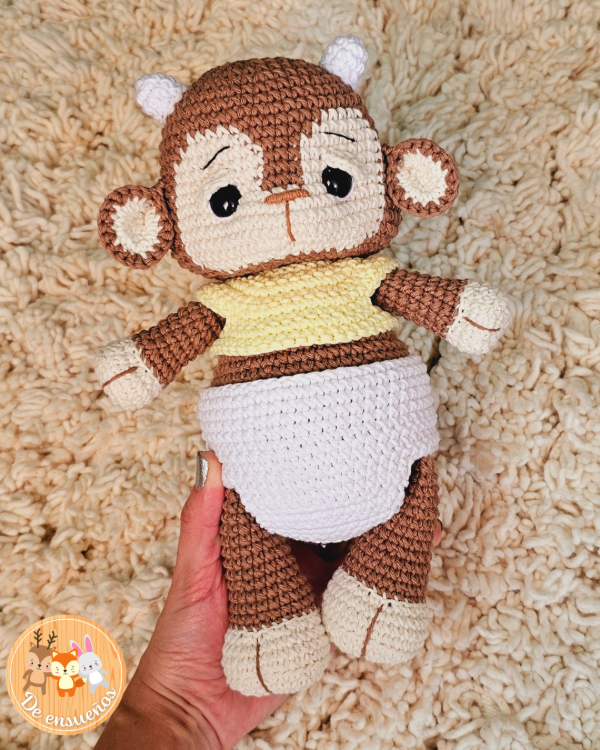 Producto - Bebe Dante, el ciervito - Guía de tejido