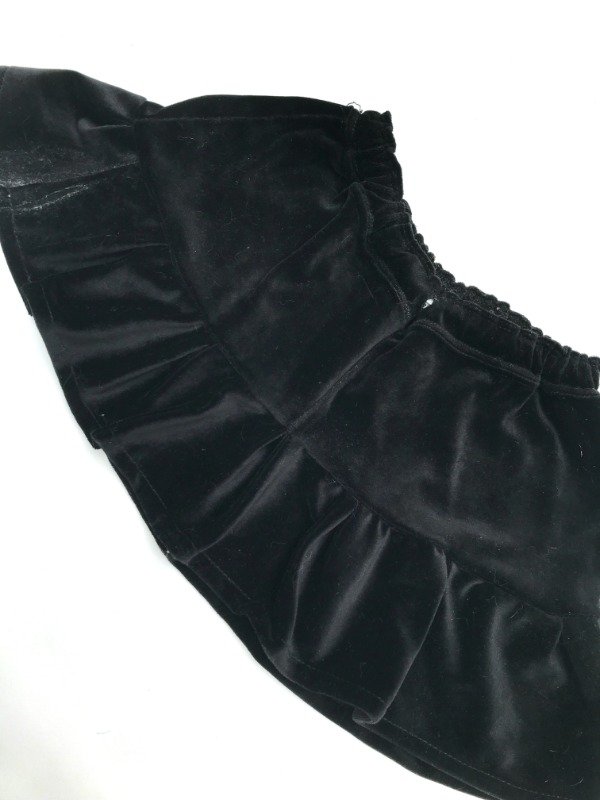 Producto - Black velvet pleated skirt - 2