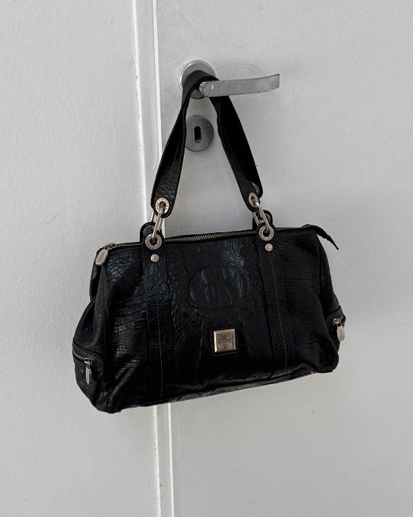 Producto - shoulderbag croco prüne