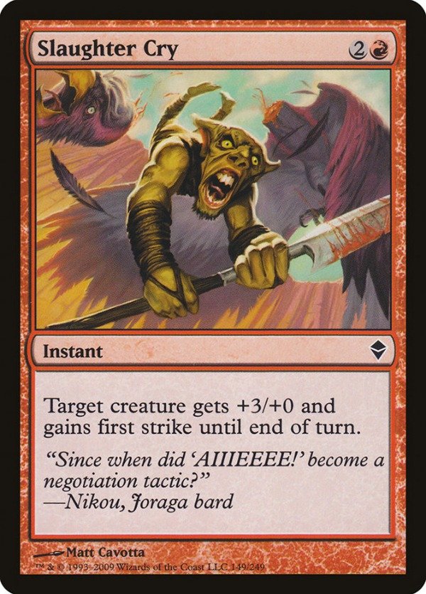 Producto - Slaughter Cry  Zendikar