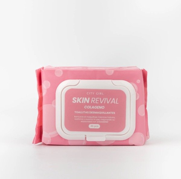 Producto - Toallitas desmaquillantes con colageno City Girl