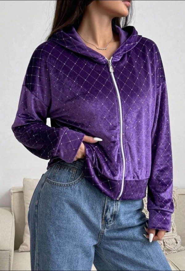 Producto - LINEA MARIA Campera Amanda con brillo strass