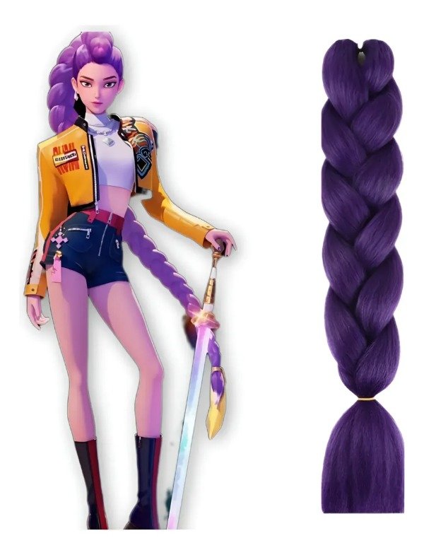 Producto - TRENZA GUERRERA K POP RUMI x1