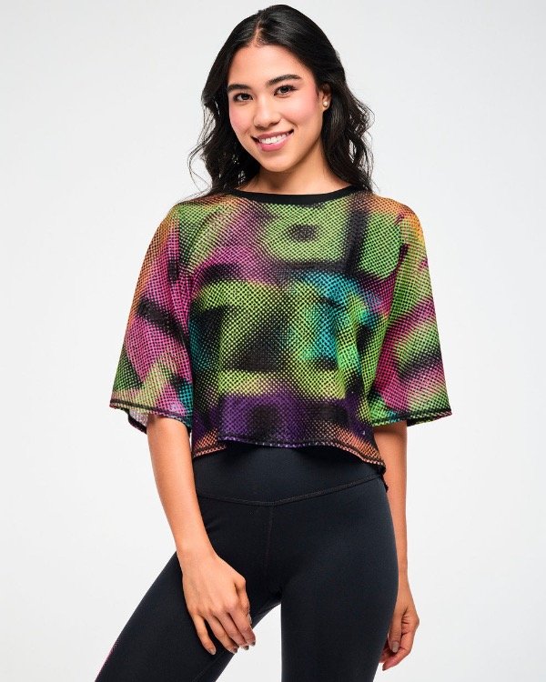 Producto - Electric Feel Boxy Dolman Crop Top