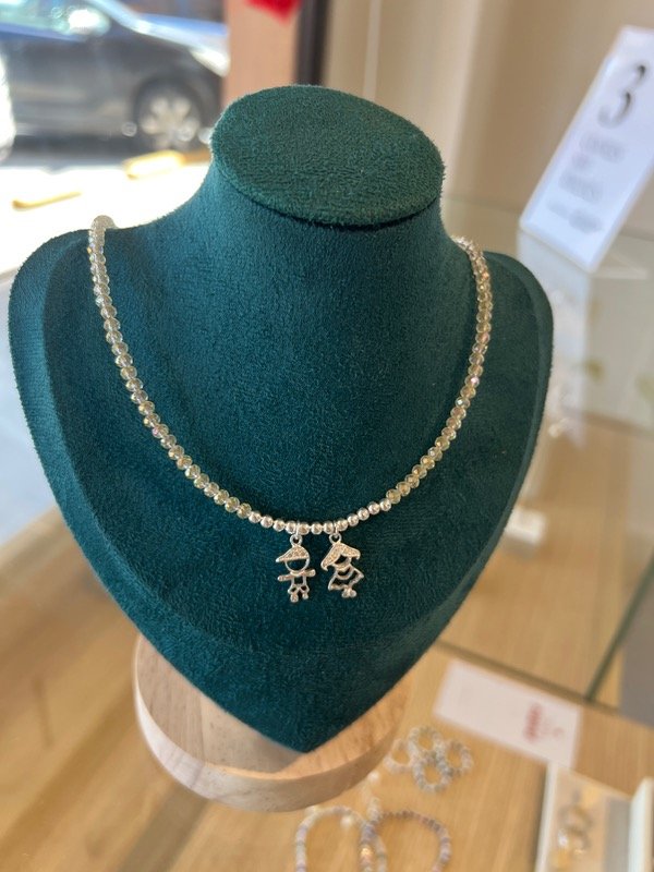 Producto - Collar Hijos Cristales y Plata925