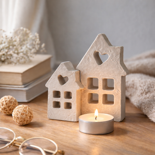 Producto - ADORNO DUO CASITAS DE CEMENTO