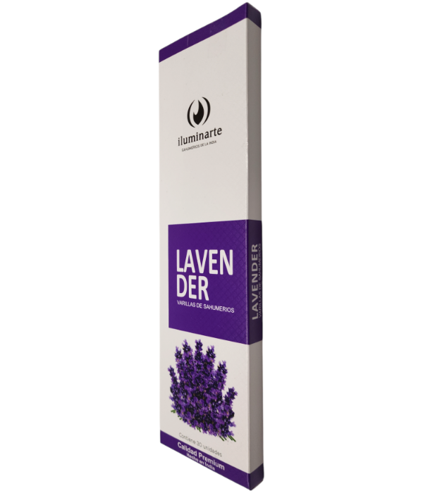 Producto - SAHUMERIOS ILUMINARTE PREMIUM RECTANGULAR - 30 VARILLAS - LAVANDA