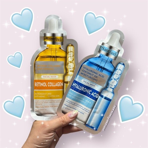 Producto - MASCARILLA PARA ROSTRO SERUM RETINOS Y HIALURONICO X 2 UNIDADES