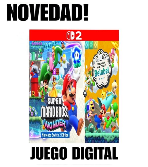 Producto - Super Mario Bros Wonder Preventa Digital Nintendo Switch 2