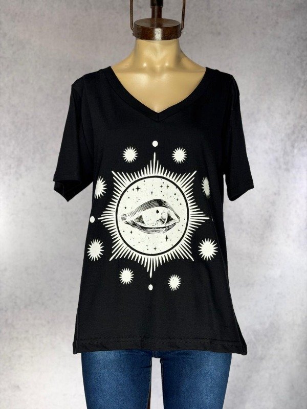 Producto - REMERA EYE NEGRA ALGODON