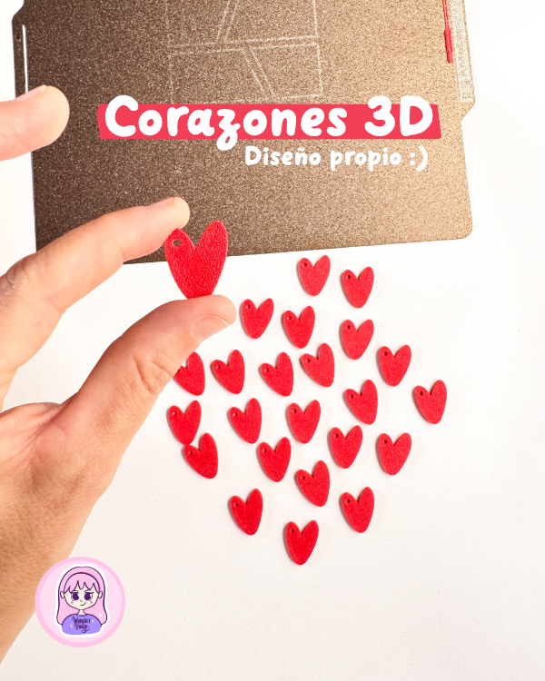 Producto - CORAZONES 3D x 20 unidades