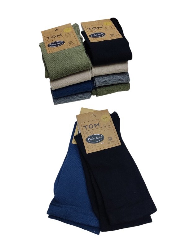 Producto - Media Hombre Tom Puño Soft x12 Pares Art.6079