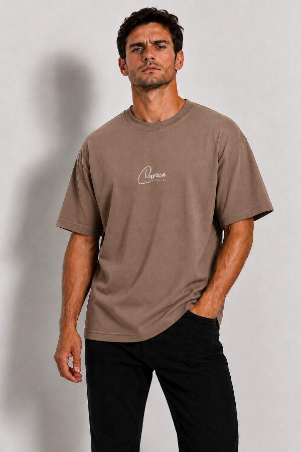 Producto - Remera Oversize Clothing Marron Claro