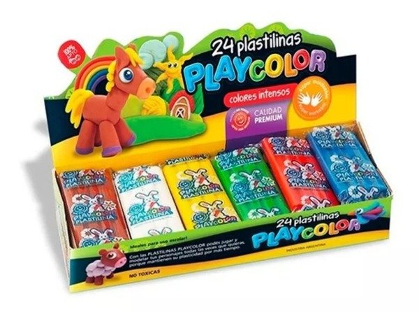 Producto - Plastilina Playcolor Rectangular