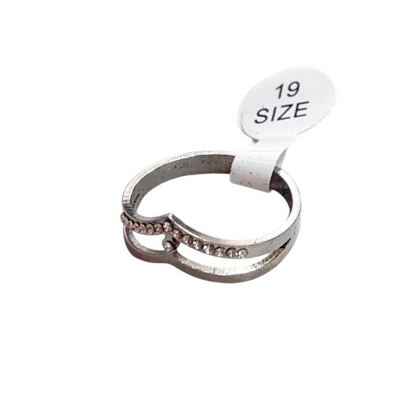 Producto - Anillo acero quirurjico Corona Strass