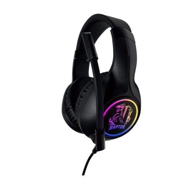 Producto - Auricular Gamer Raptor Shadow Core RGB 7.1 cancelacion sonido USB/3.5mm