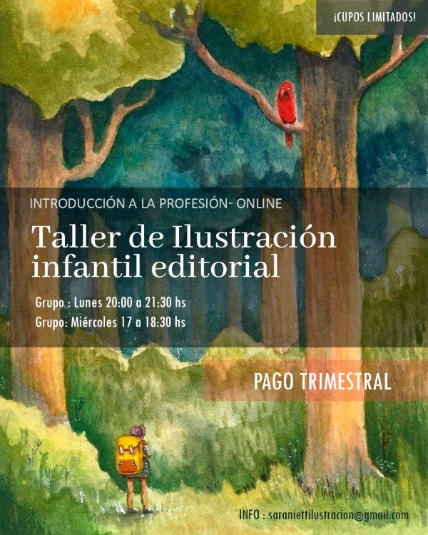 Producto - PROMO PAGO TOTAL : Taller de ilustración infantil editorial online