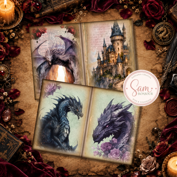 Producto - Kit imprimible: Dark Dragon - 2