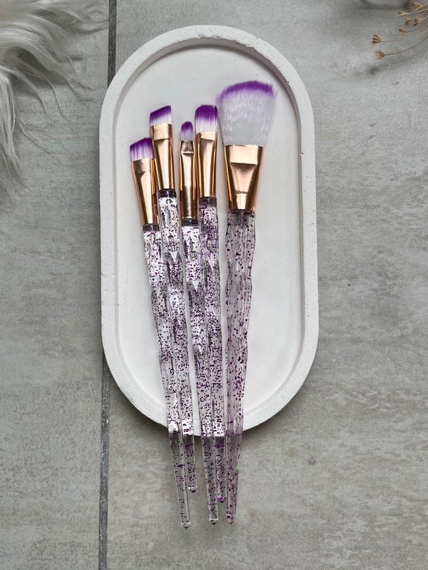 Producto - Set de brochas x5 violetass