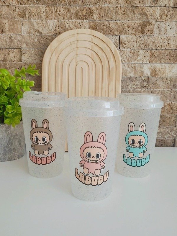 Producto - Vaso coffee 500ml Labubu glitter