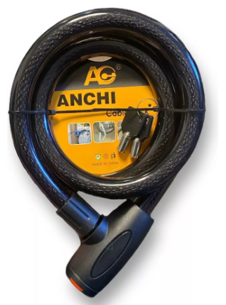 Producto - Cadena Linga Moto Candado Anchi Acero 120cm X 22mm Reforzada