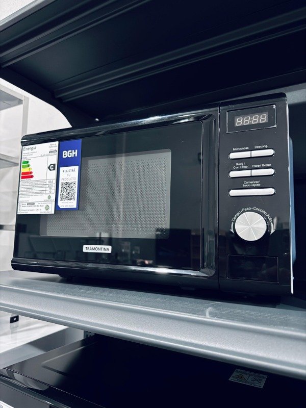 Producto - Microondas Tramontina Digital Negro 20 Litros