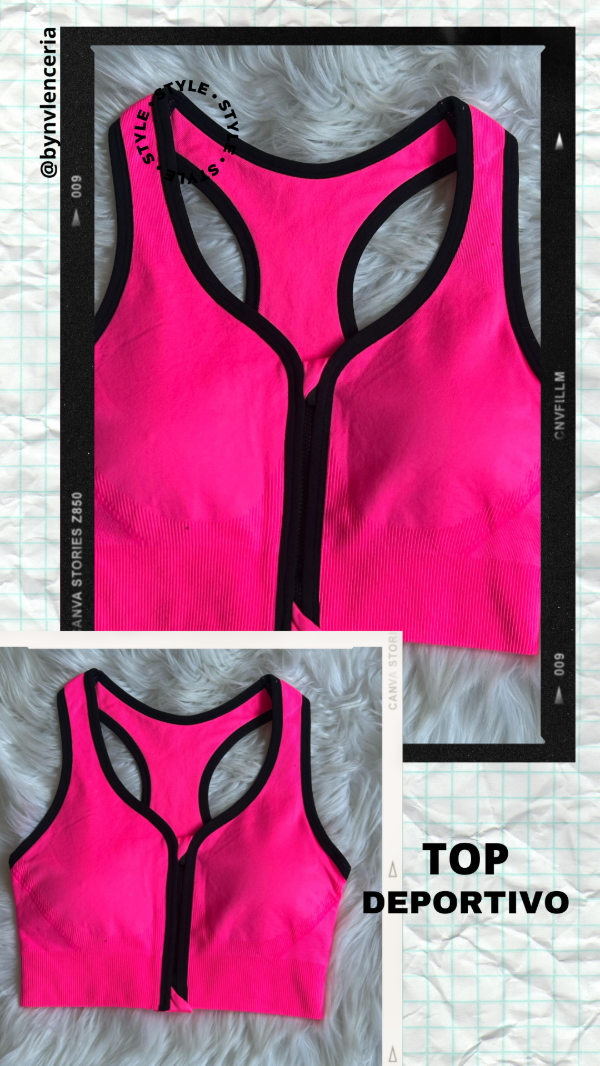 Producto - TOP DEPORTIVOS con cierre x 6