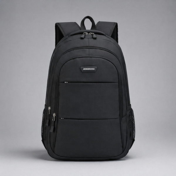 Producto - Mochila Importada Negra multifuncional urbana  tamaño mediano