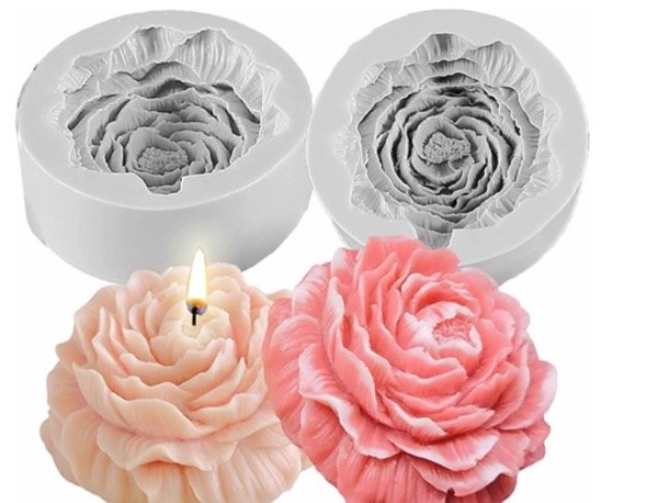 Producto - MOLDE SILICONA PEONIA PEQUEÑA (6CM DIÁMETRO) - 1