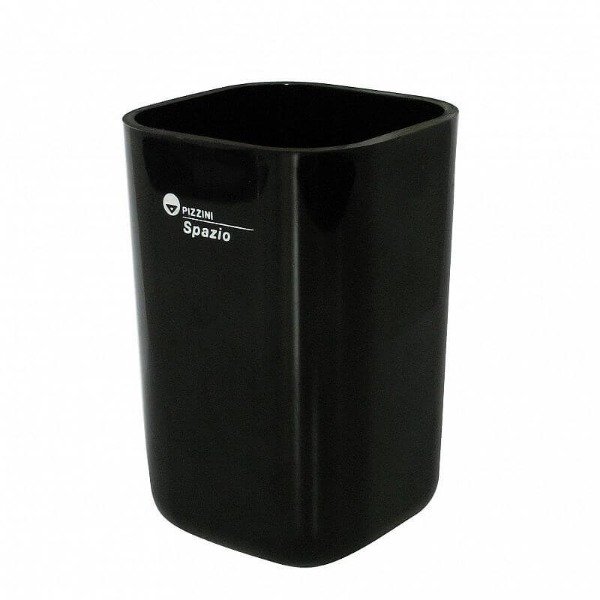 Producto - PORTALAPIZ PIZZINI PLASTICO CUADRADO NEGRO