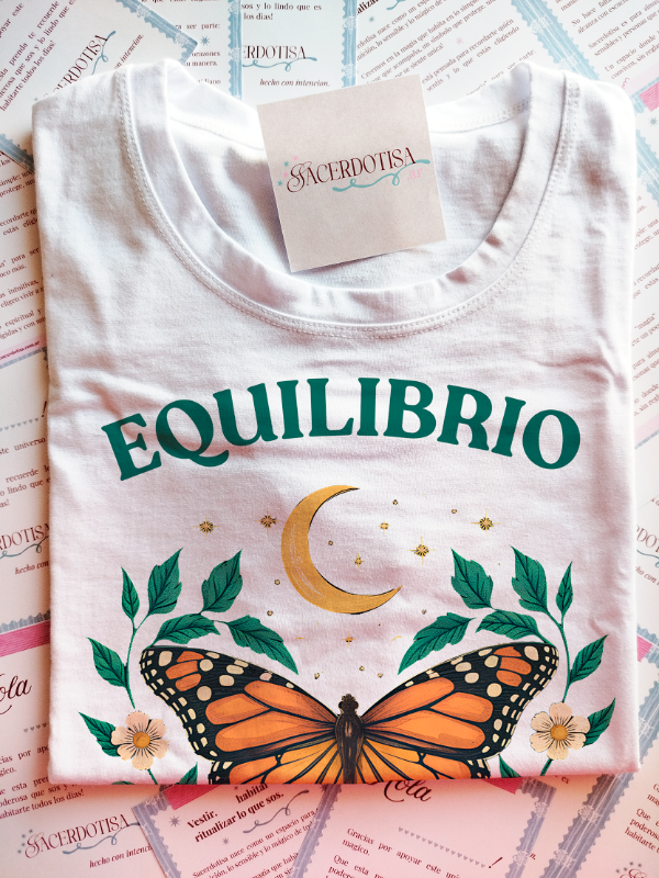 Producto - Remera Mariposa Equilibrio