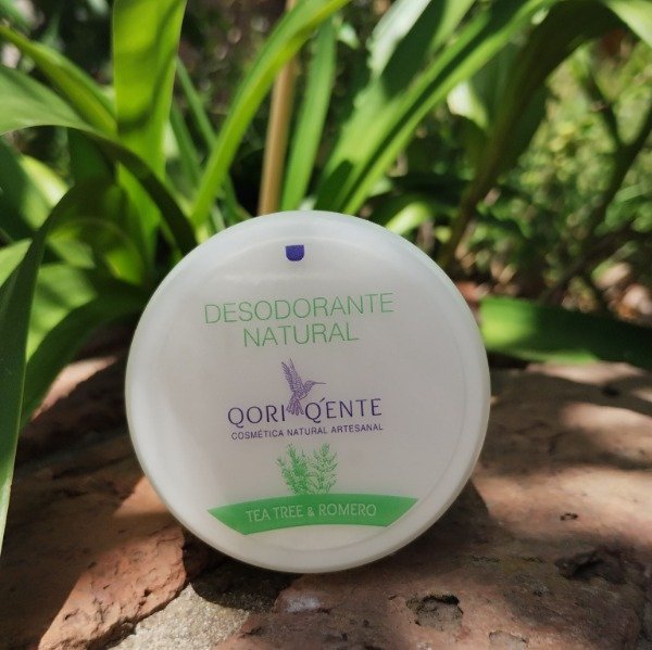 Producto - Desodorante Natural - Tea Tree y Romero 55 gr Qori Q'ente