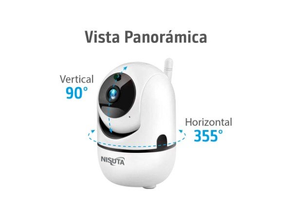 Producto - Camara De Seguridad IP WiFi Movil Nisuta NSIC42 2MP Full HD Auto Tracking - 2