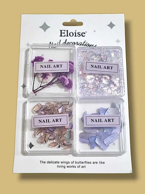 Producto - Escamas strass lila x 4