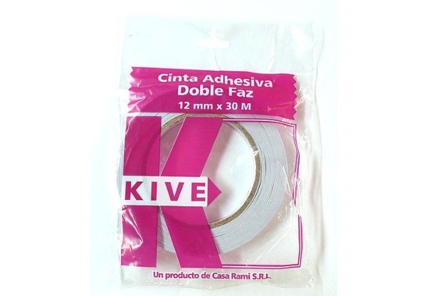 Producto - CINTA ADHESIVA KIVE BI-FAZ 12mm.x30mts.