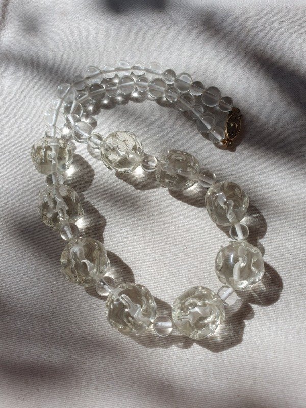 Producto - LUCERO Collar Burbujas de Agua Cristal