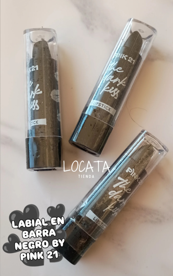 Producto - LABIAL NEGRO EN BARRA PINK 21