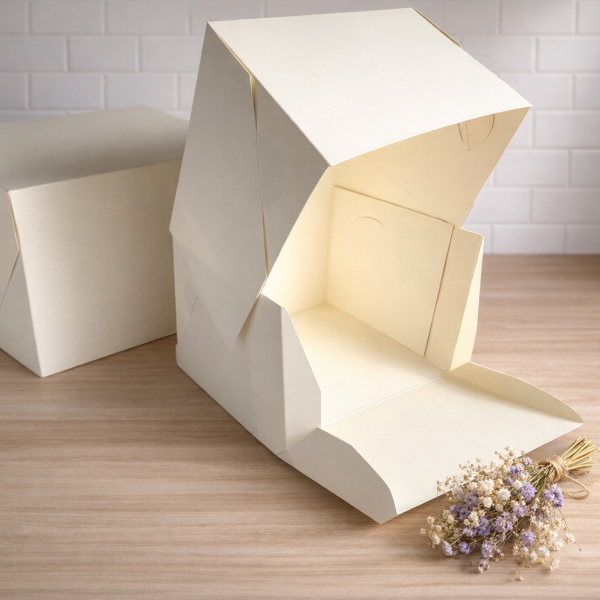 Producto - Caja apilable con apertura frontal 30x30x10 - ideal tortas y tartas - 0