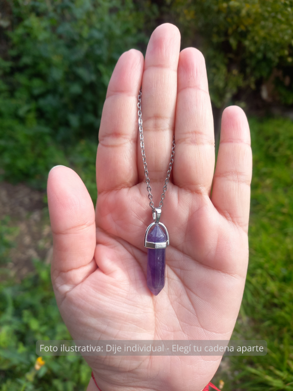 Producto - Dije Amatista - Pendulo Dual