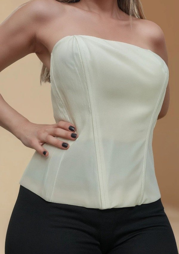 Corset fiesta de manteca — imagen 3