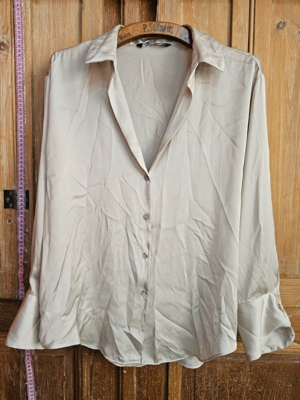 Producto - Camisa Zara Champagne t.L