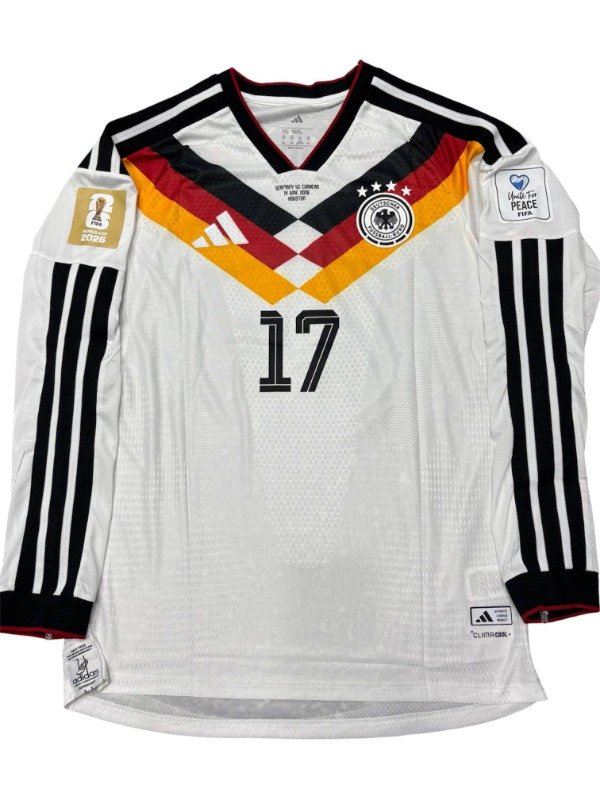Producto - Alemania Local 2026 Version Jugador - 17 Wirtz Parches y Matchday vs Curazao - 1