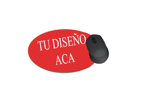 Producto - Mouse Pad Personalizado Circular Frase Logo Empresa